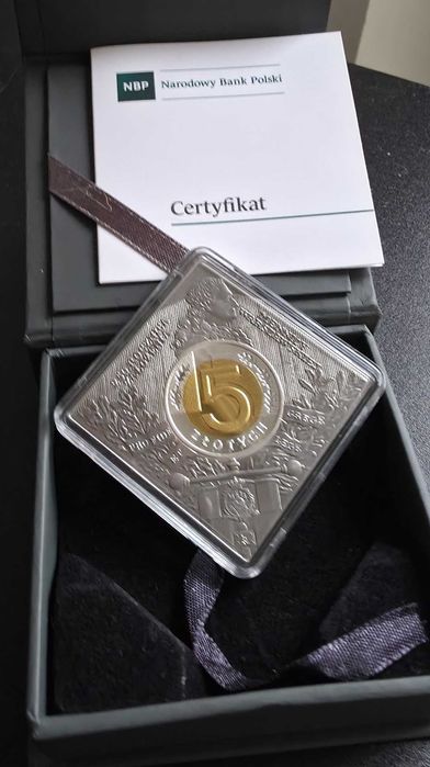 5 zł 250.lat Mennicy Warszawskiej KLIPA 2016