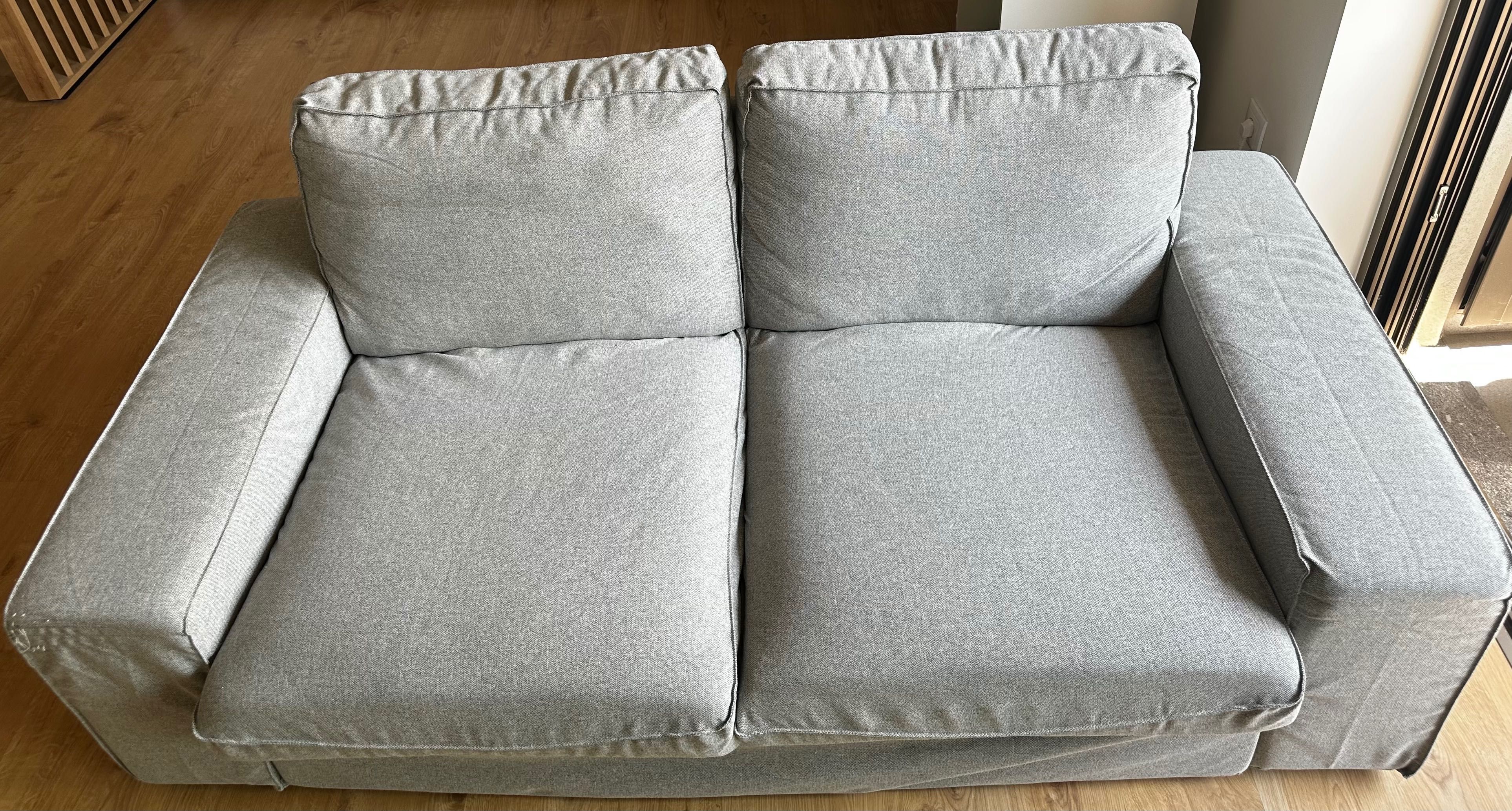 Sofá 2 lugares - kivik Cinzento  Ikea