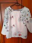 Letnia bluzka w kwiaty rozmiar XL/42
