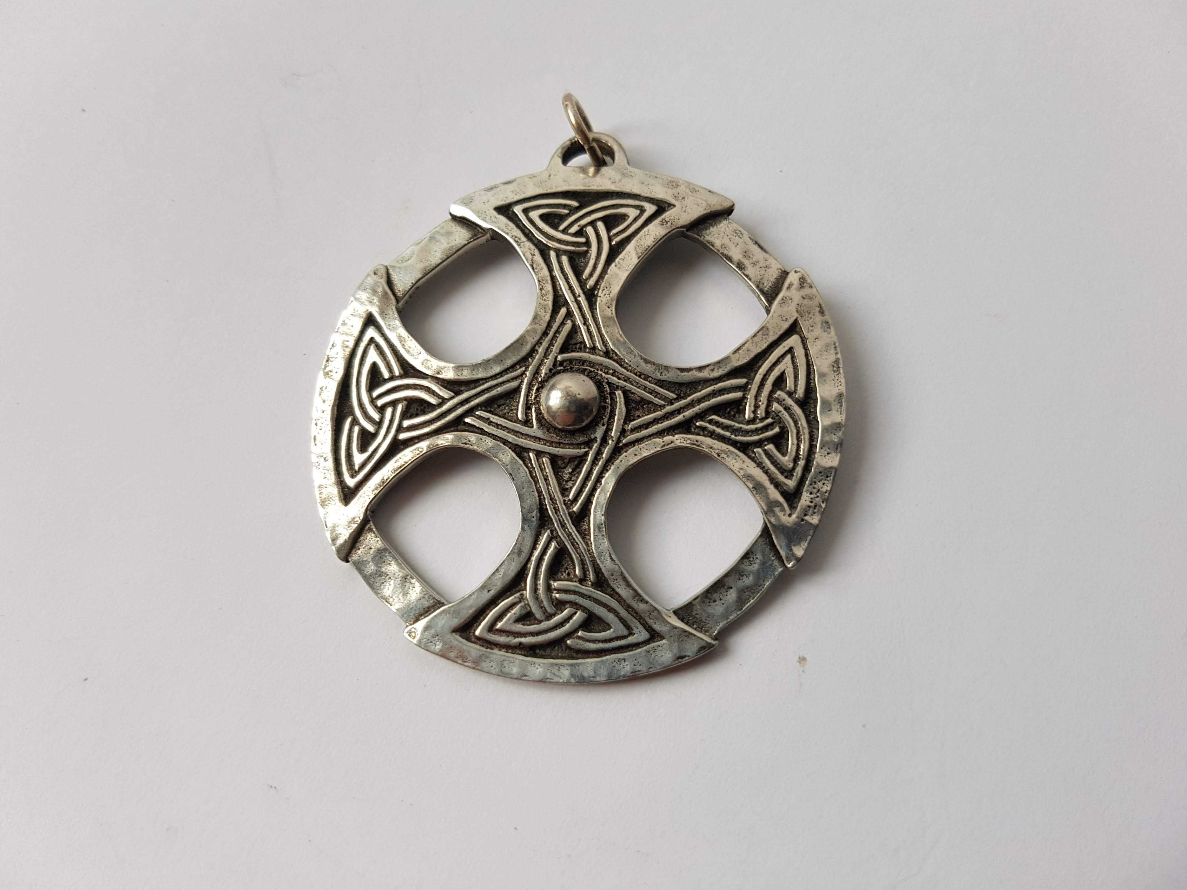 Підвіска, кельтський хрест, Ірландія, олово, St Justin