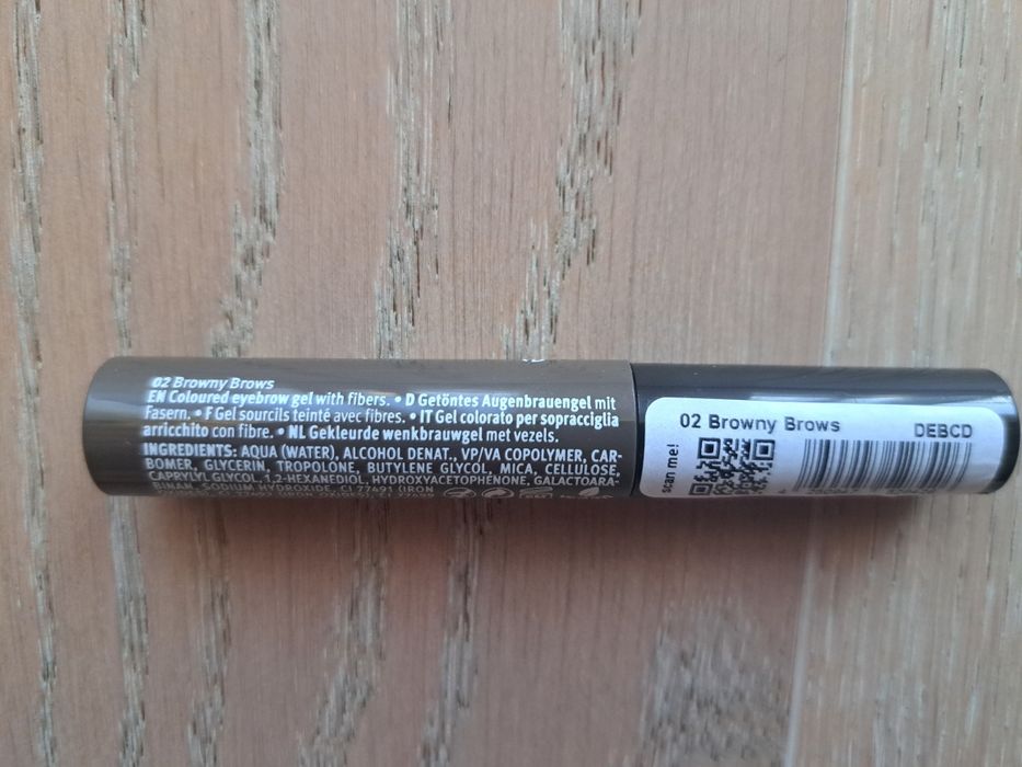 żel do brwi 'make me brow' Essence, 02 Browny Brows