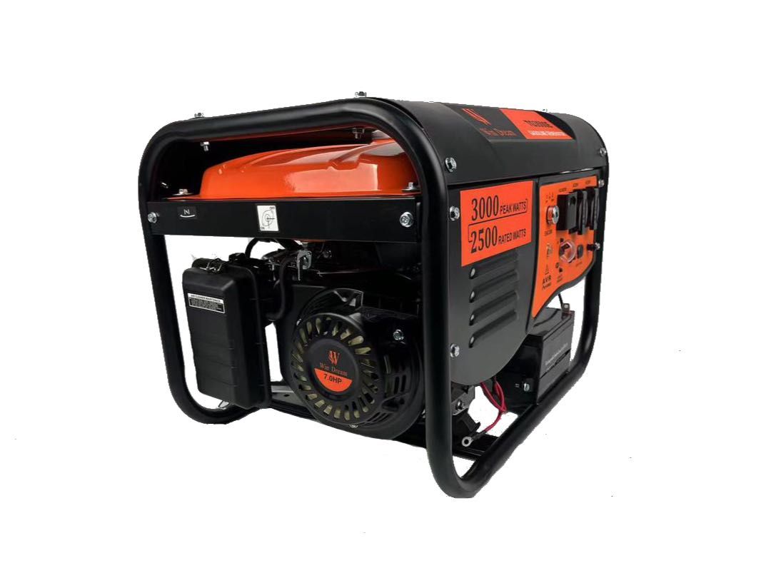 Agregat prądotwórczy generator prądu 3 kW 7 HP AVR, MIEDŹ bez kółek