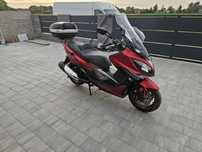 Kymco Xciting 400 cm3 ABS 2019r KUFER Givi, Film 4k, Transport pod DOM
