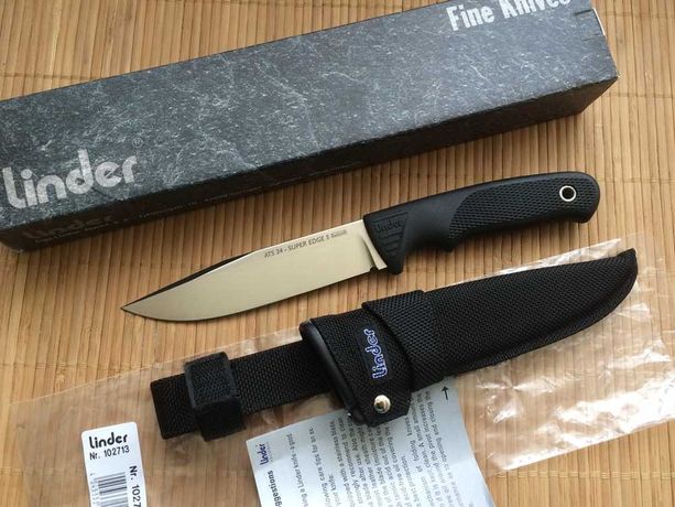 nóż Linder Super Edge 5 Bushcraft stal ATS-34