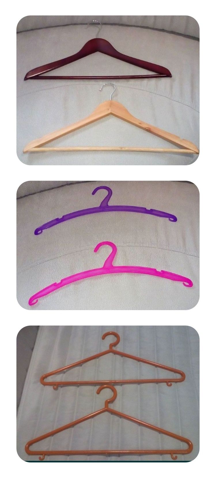 Cabides resistentes e práticos para roupa de bébé/criança - quarto