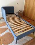 Cama individual solteiro com colchão