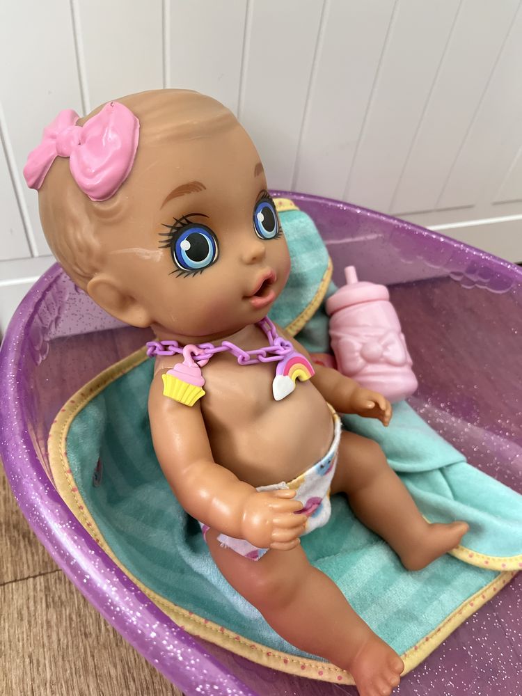 Кукла беби борн с ванной