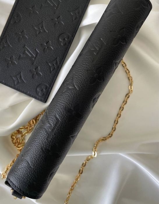 Клатч черный LV Луи Витон оригинал Louis Vuitton б/у