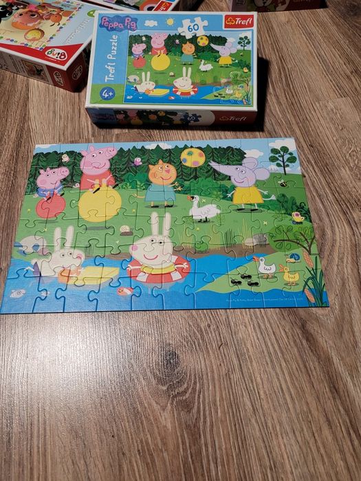 Puzzle bing peppa psi patrol minnie kicia kocia zestaw