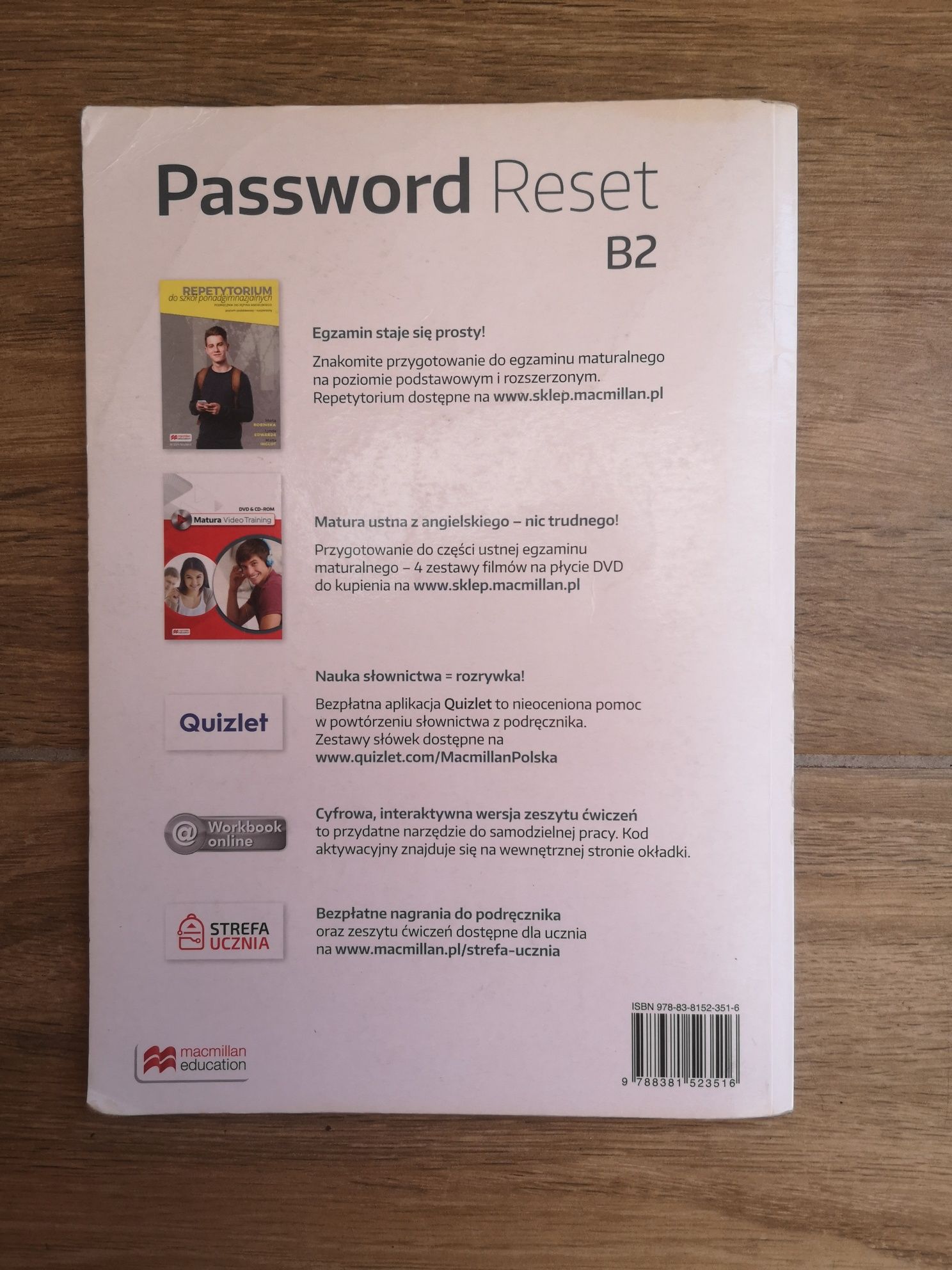 Password Reset B2 ćwiczenia