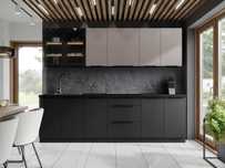 Zestaw "B" mebli kuchennych Arona/Siena 260cm modułowe pod wymiar