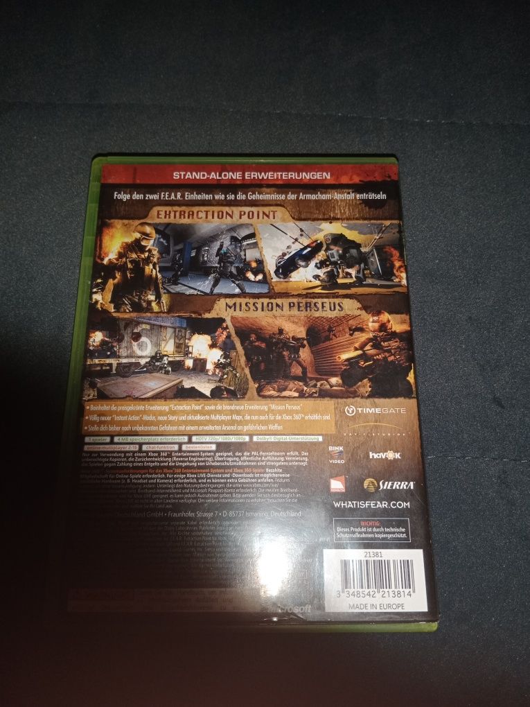 fear files xbox 360