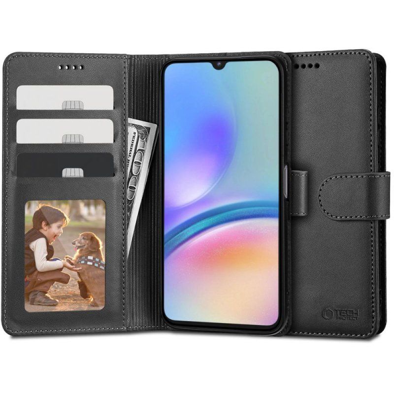 Tech-Protect Wallet Galaxy A05S Black