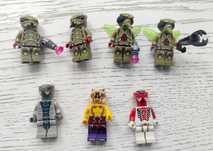 figurki Lego Ninjago 7 sztuk