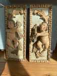2 anjos arte sacra séc XVII ou XVIII