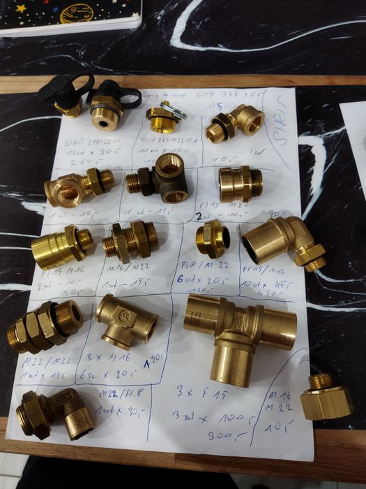 Zawór hydrauliczny końcówki , złączki