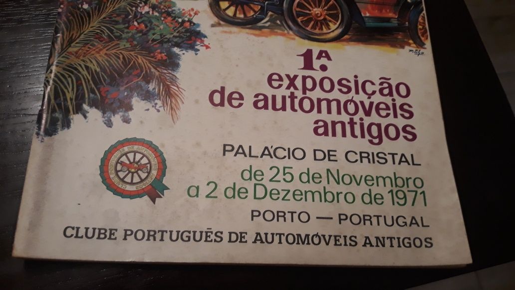 Revista da 1 exposição automóvel antigo.