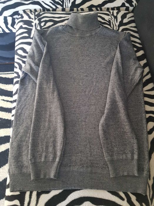 Sweter szary  golf  Zara M