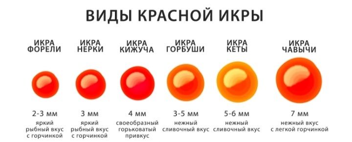 Ікра червона натуральна в ассортименті