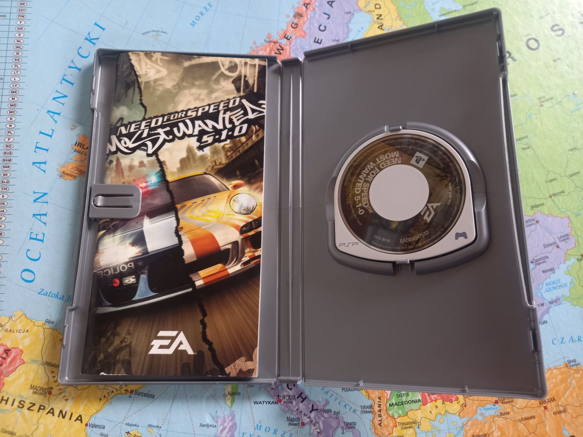 Gra Sony psp need for speed most wanted 5-1-0