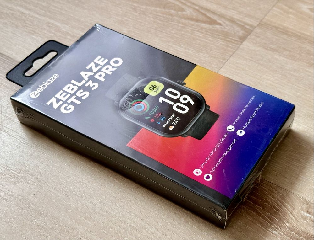 Smartwatch Zeblaze GTS 3 PRO oled pulsometr krokomierz nowy