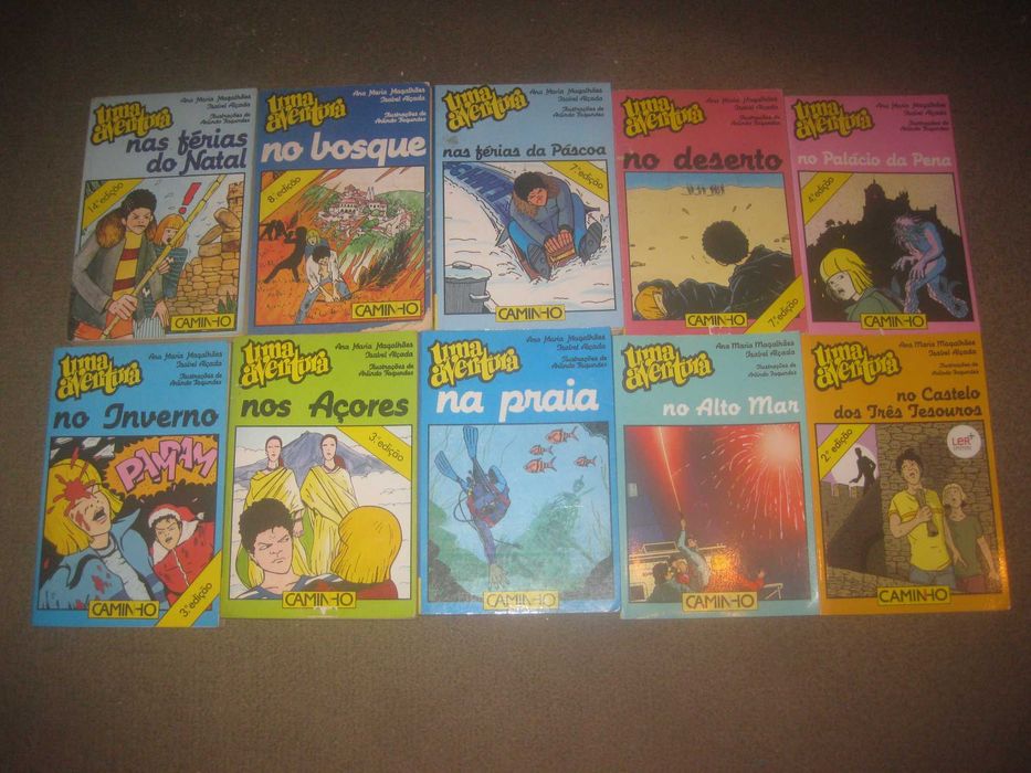 10 Livros da Colecção "Uma Aventura"