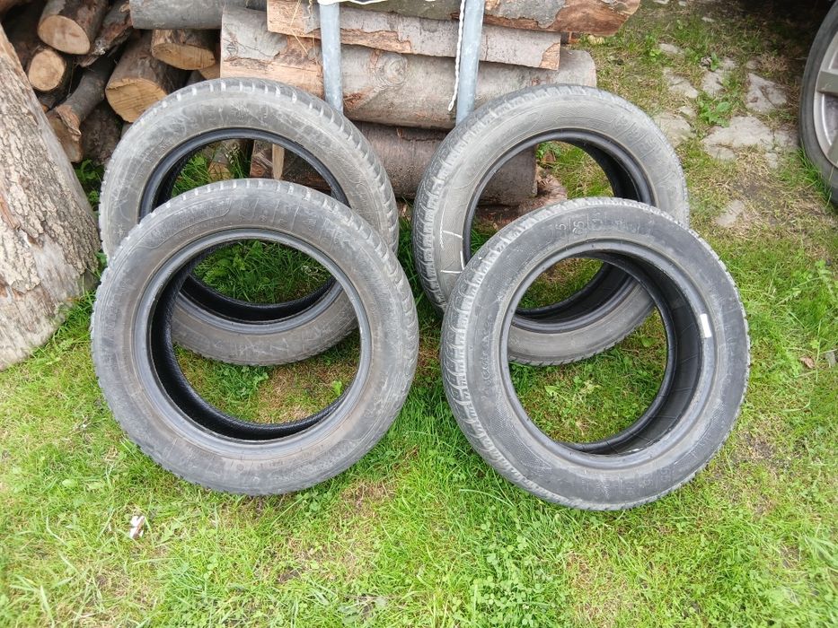 Opony Zimowe 155/65 R14 KLEBER 4 sztuki 2szt 8mm 2szt koło 4mm