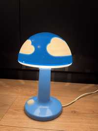 Lampka IKEA Skojig niebieska chmurki vintage lamp