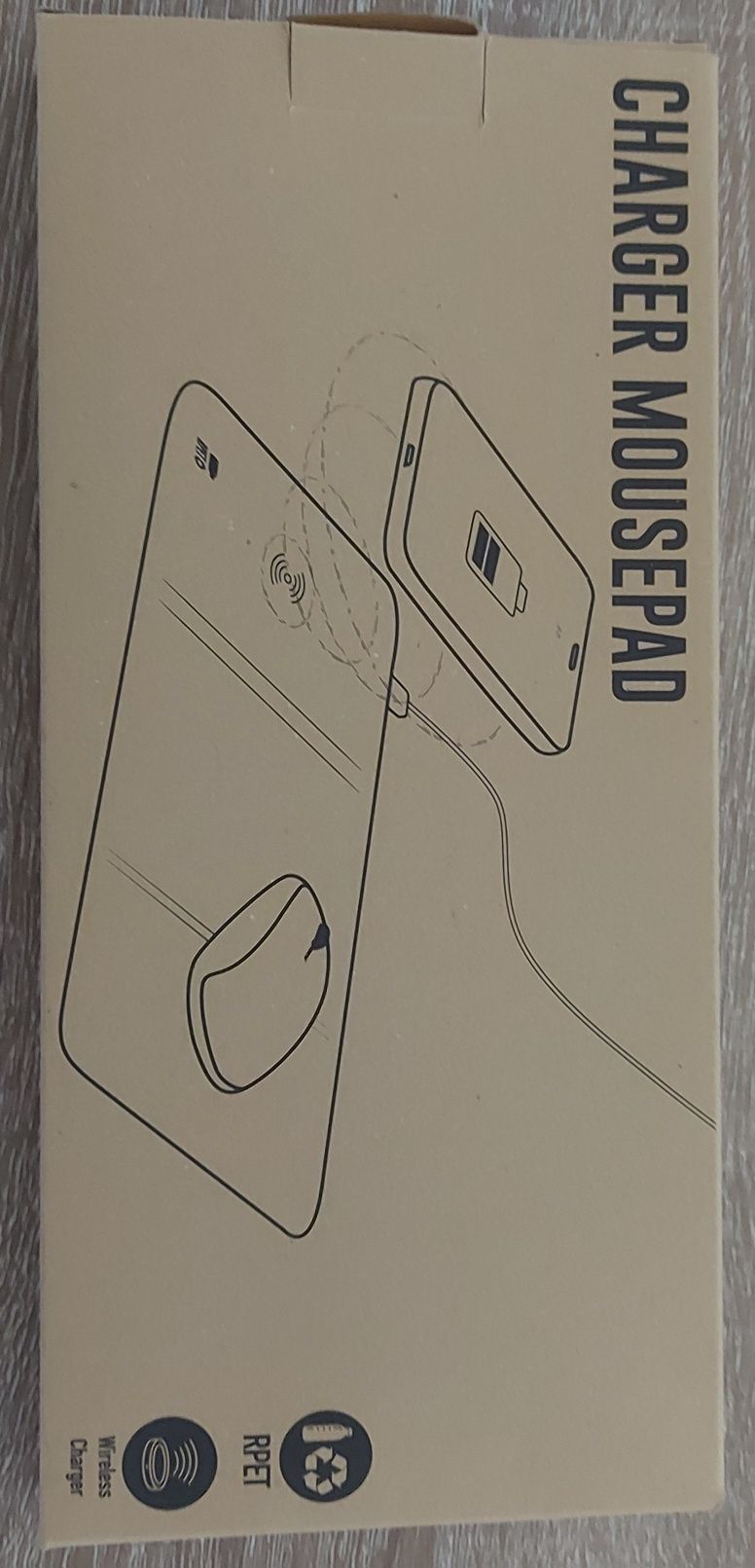 Mousepad charger Qi