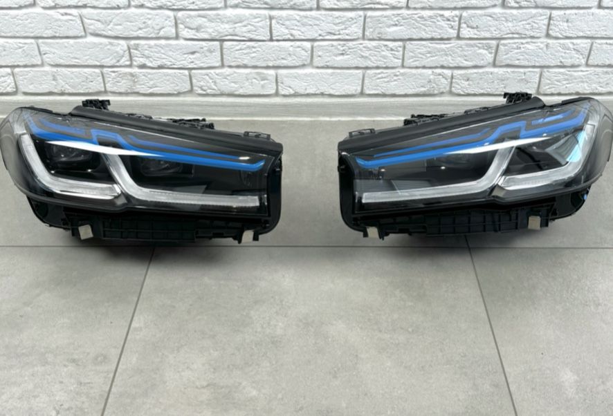 Комплект рестайлинга передней части в стиле M5 LCI BMW G30 бампер фары