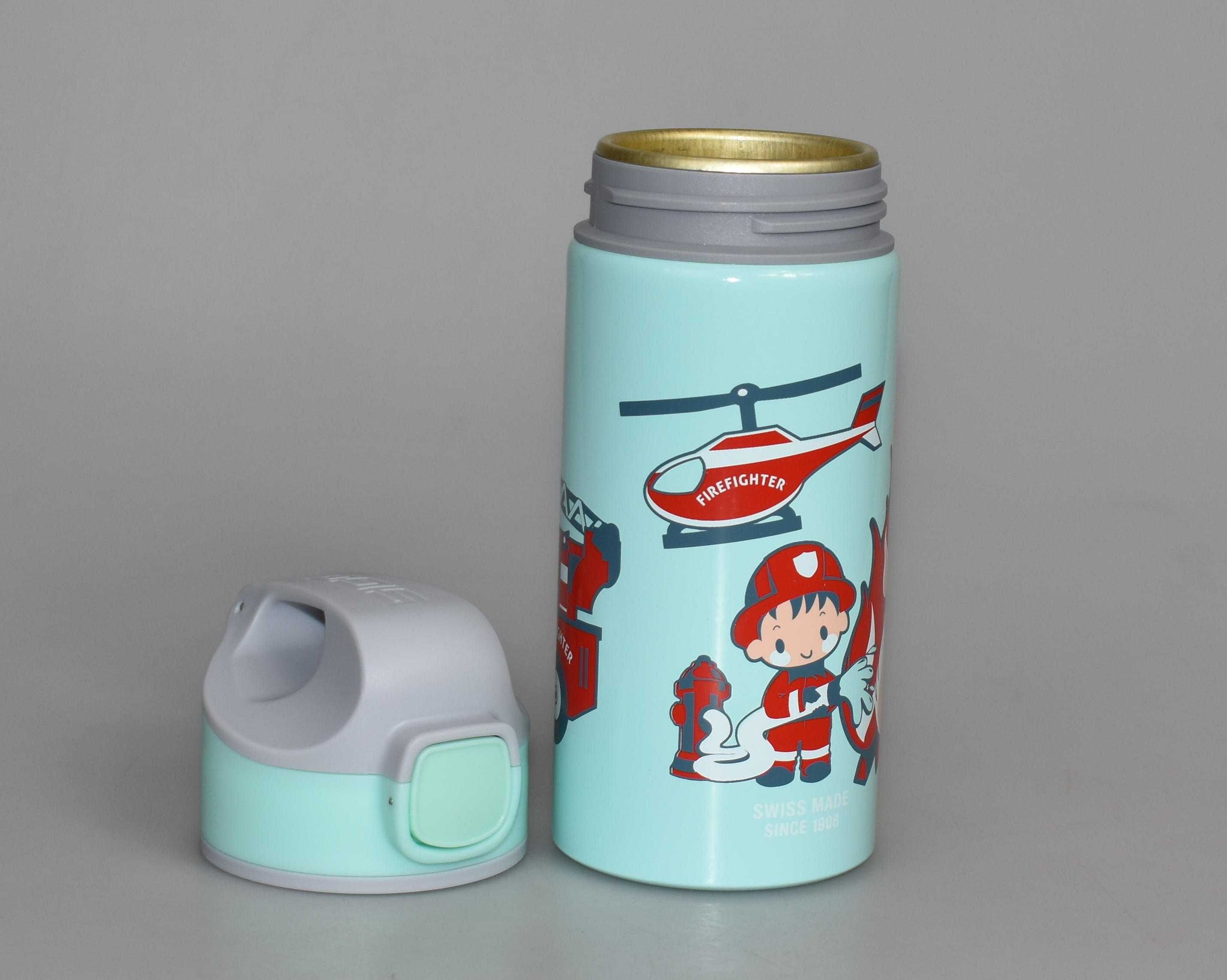 Bidon SIGG 400ml Fireman - aluminium, dla chłopców