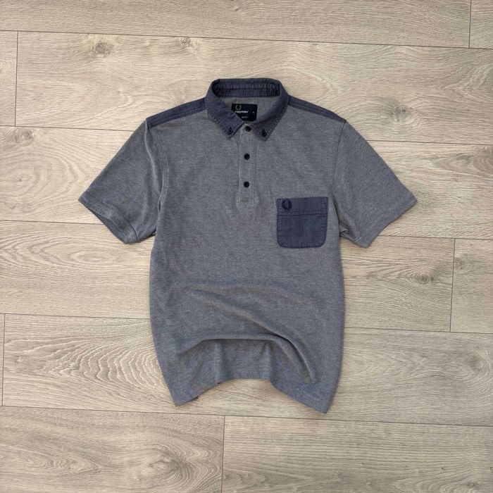 Cтильна Футболка Поло Фред Перрі Fred Perry Pocket, Розмір М