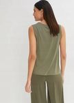 B.P.C top oliwkowy z krawatką r.44/46