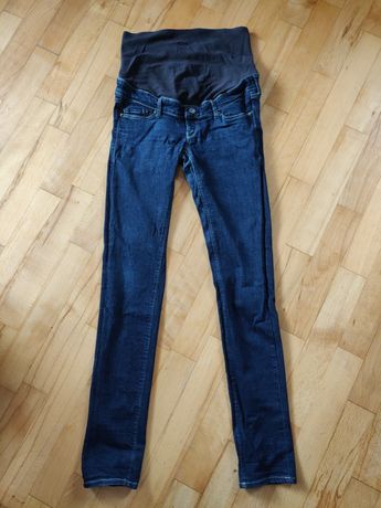 Spodnie ciążowe jeansy h&m mama 34/36