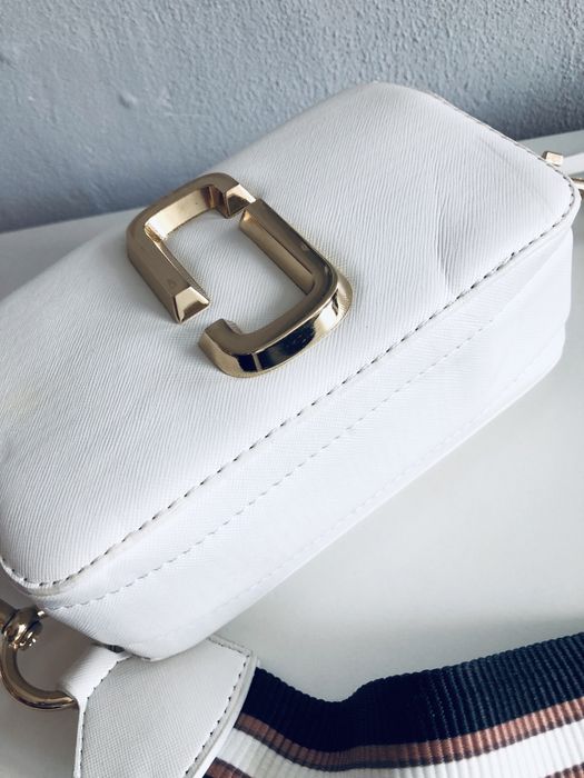 Torebka listonoszka Marc Jacobs The Snapshot biała
