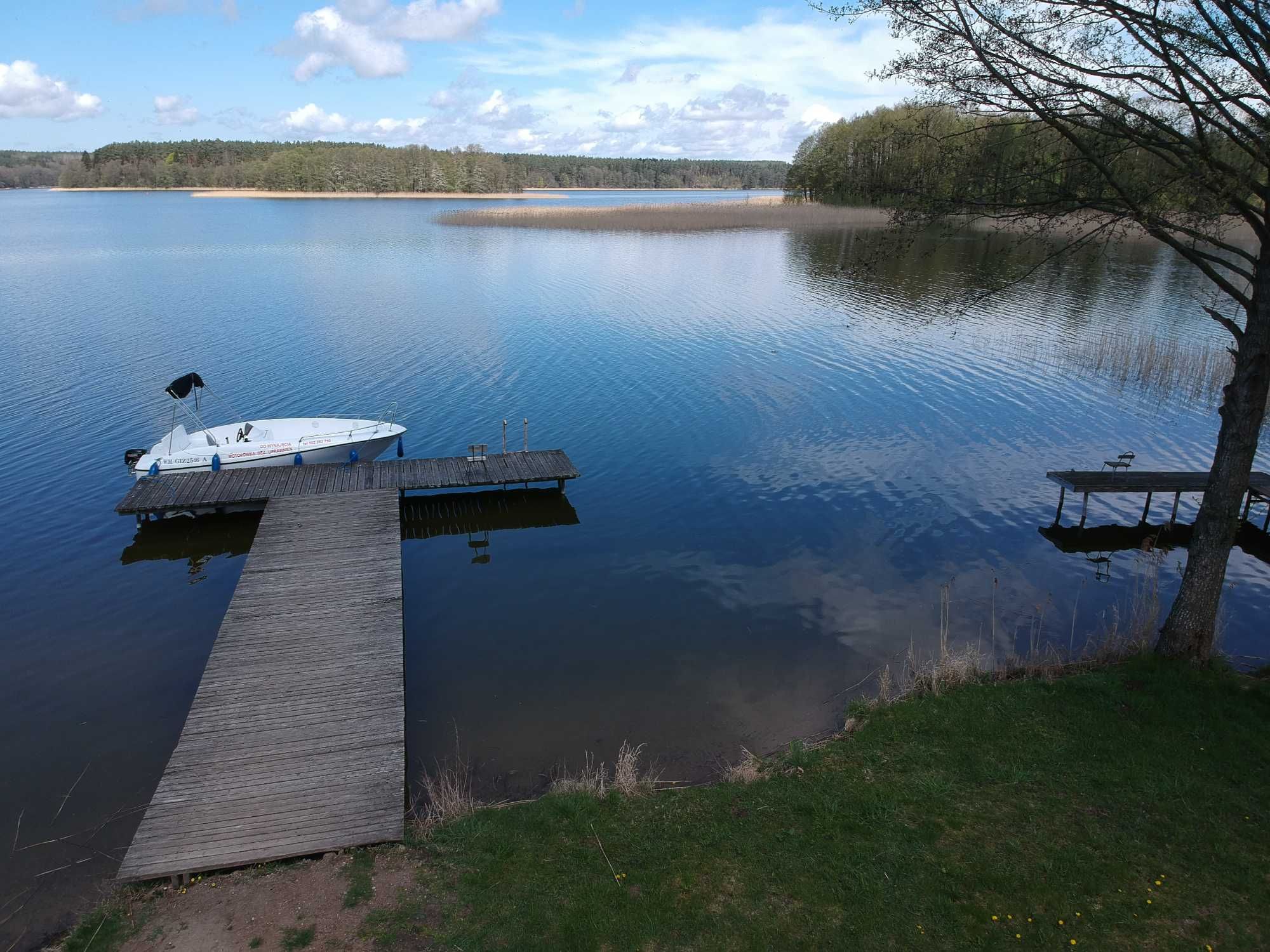 Domek nad jeziorem z bezpośrednim dostępem -Mazury-Ryn-Mikołajki