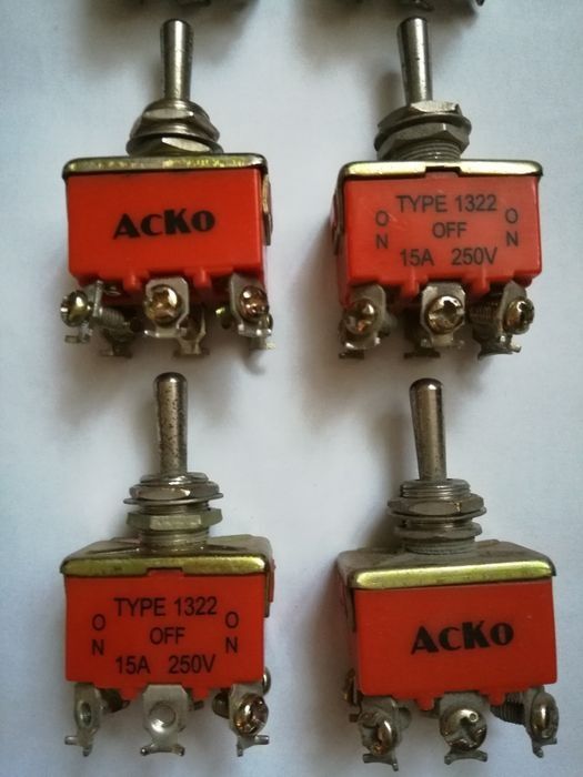 Тумблеры, переключатели.