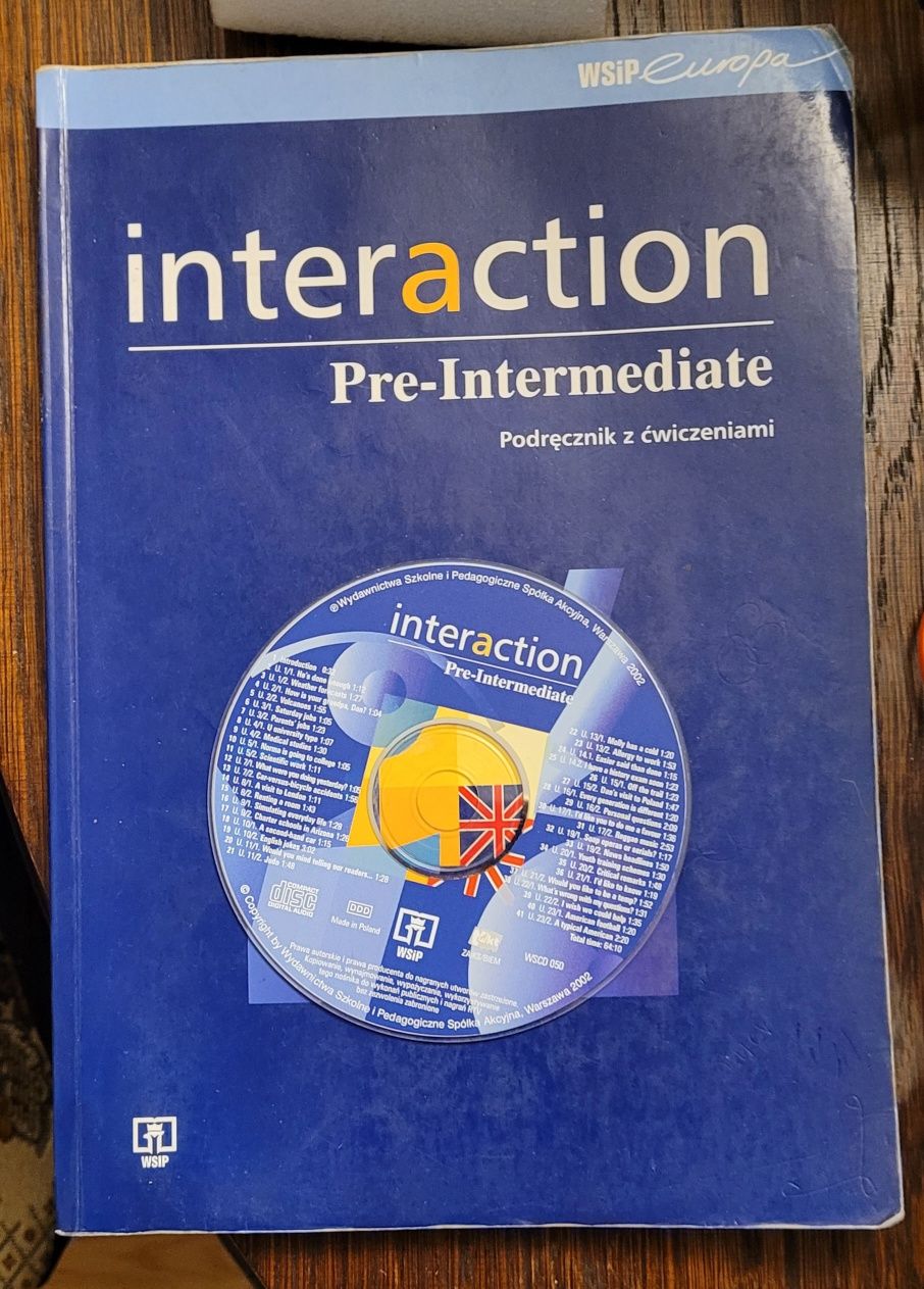 Angielski z płytą. Interaction Pre - Intermediate. Z płytą
