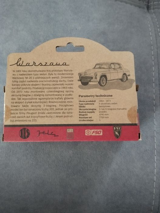 Warszawa 223 sedan z PRL-u
