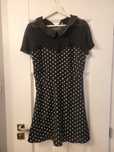 Shein*Sukienka kołnierzyk grochy*40/L