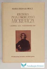 Kronika życia i twórczości Mickiewicza - Maria Dernałowicz - K8531