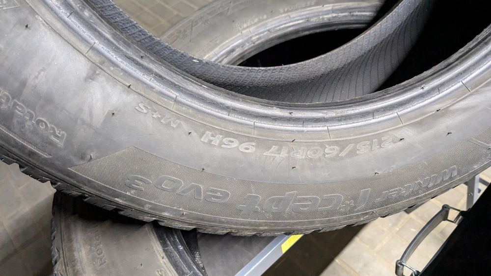 Шини зимові 215/60/R17 Hankook 2020рік 6мм