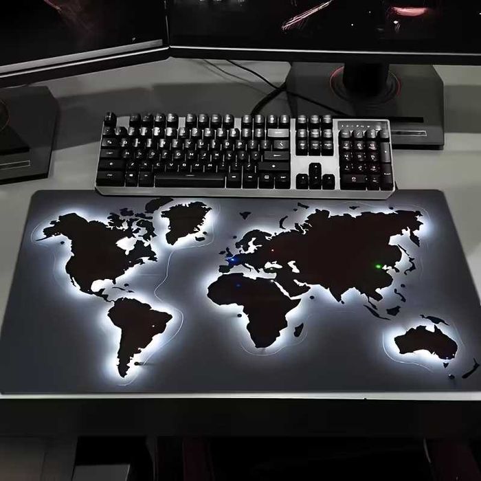 Игровой коврик для мыши,Коврик для мышки с подсветкой,Геймерский коври