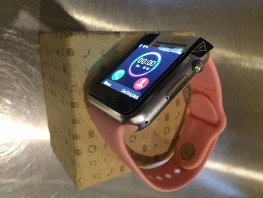 Relógio Smartwatch A1 Cor de Rosa