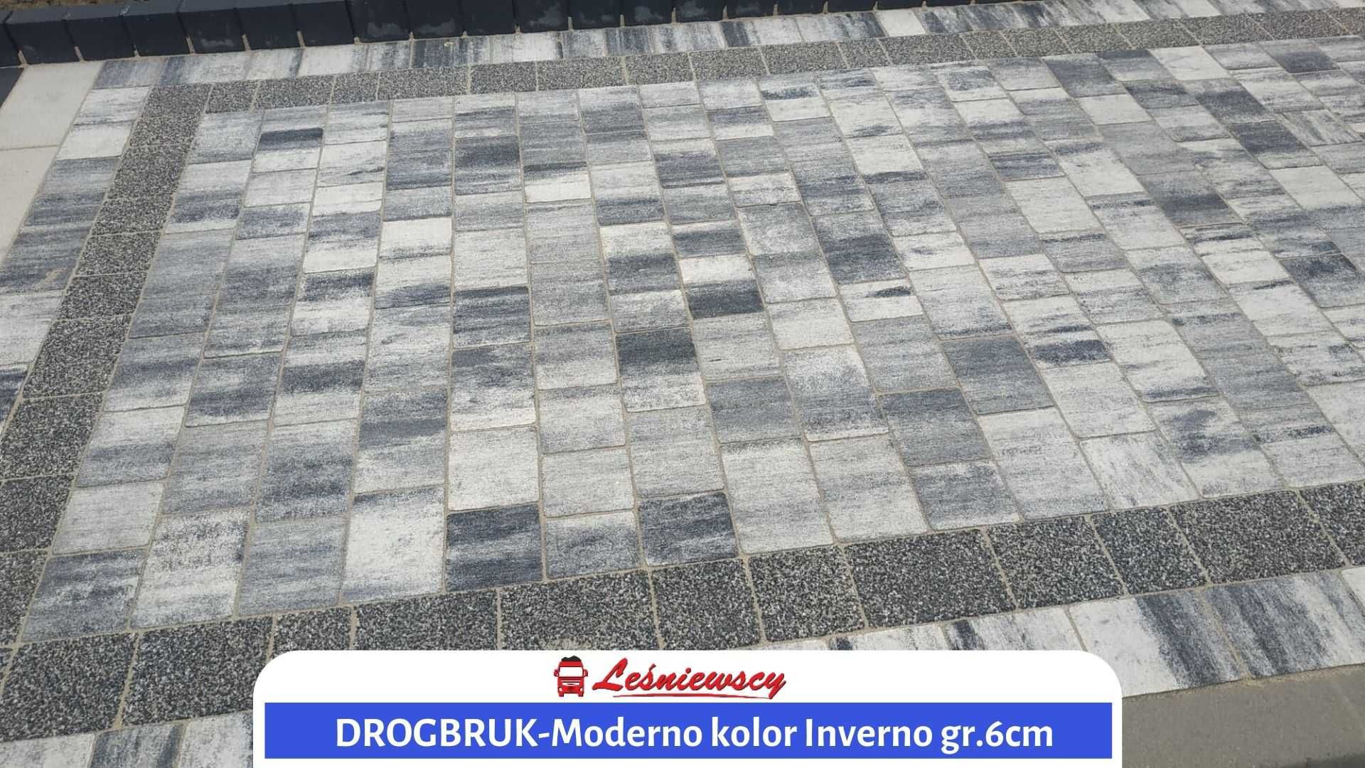 Kostka brukowa Drogbruk-Moderno na podjazd chodniki taras dostawa HDS