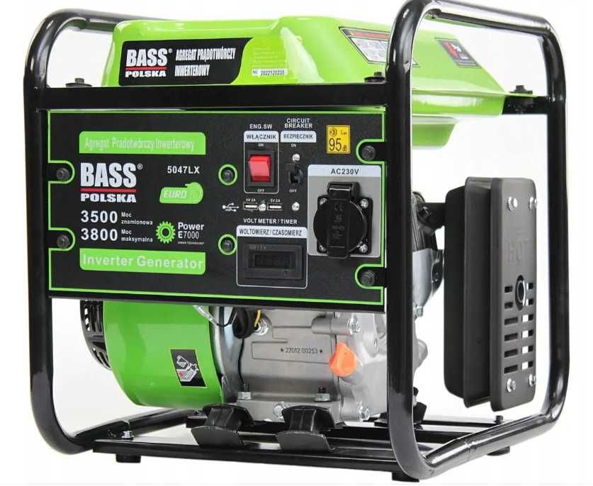 Бензиновый инверторный генератор 3,8 кВт Bass Polska