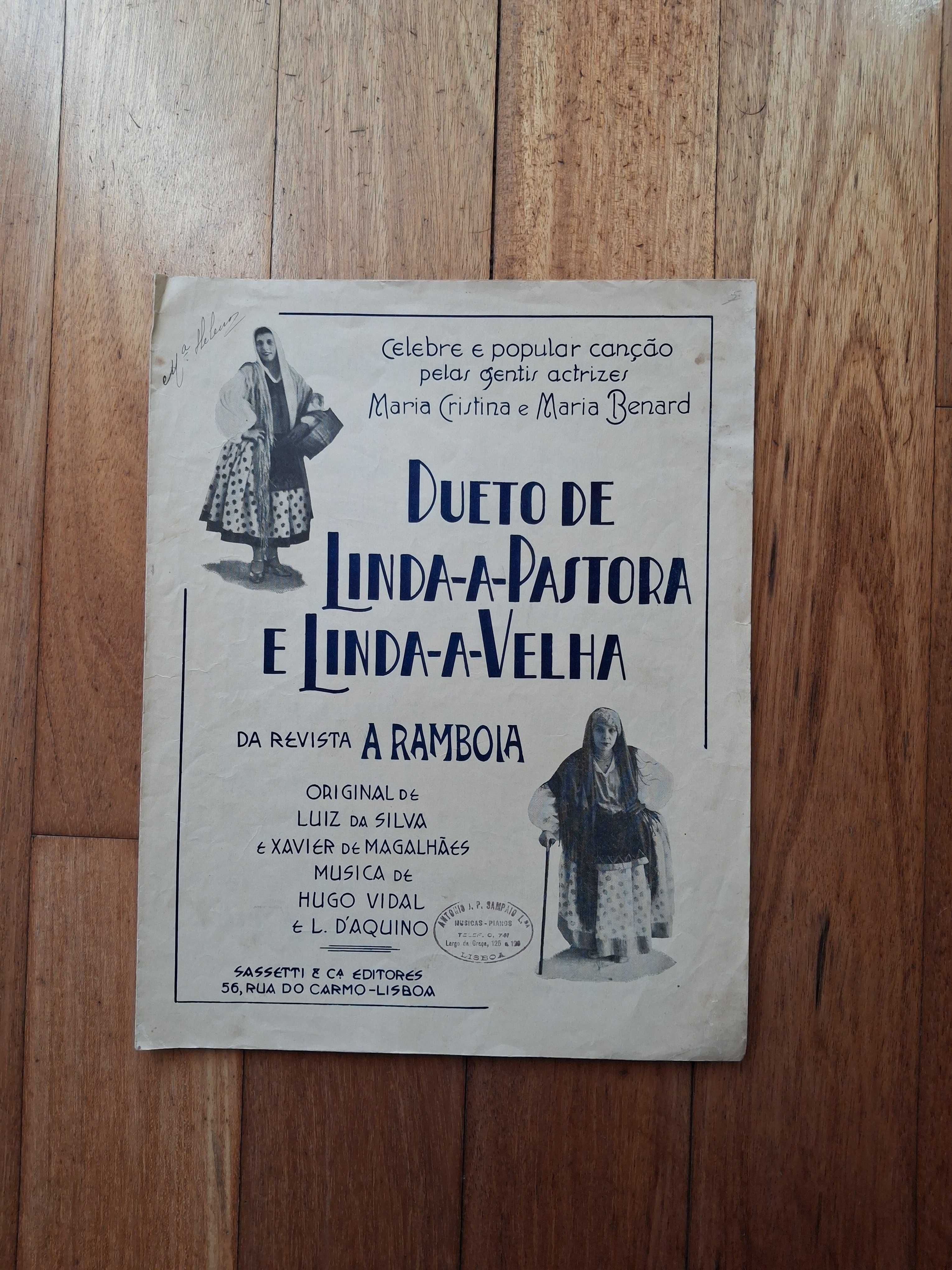 Conjunto 7 Partituras para Piano Antigas (1940/1945) - Revista