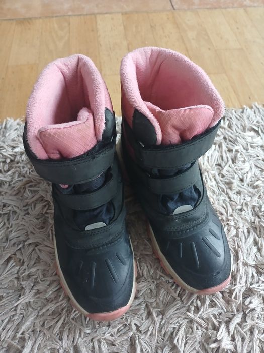 Sniegowce czarno różowe 33