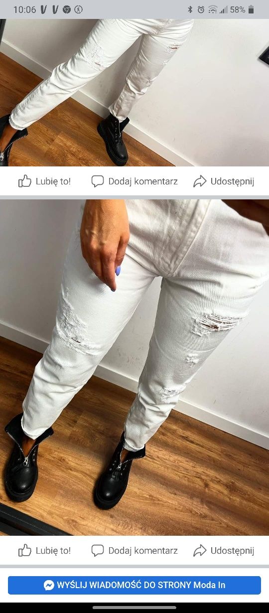 Spodnie jeansowe Boyfrend LV