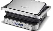 Barbecue, kontaktowy, panini grill elektryczny Amzchef srebrny 2000 W